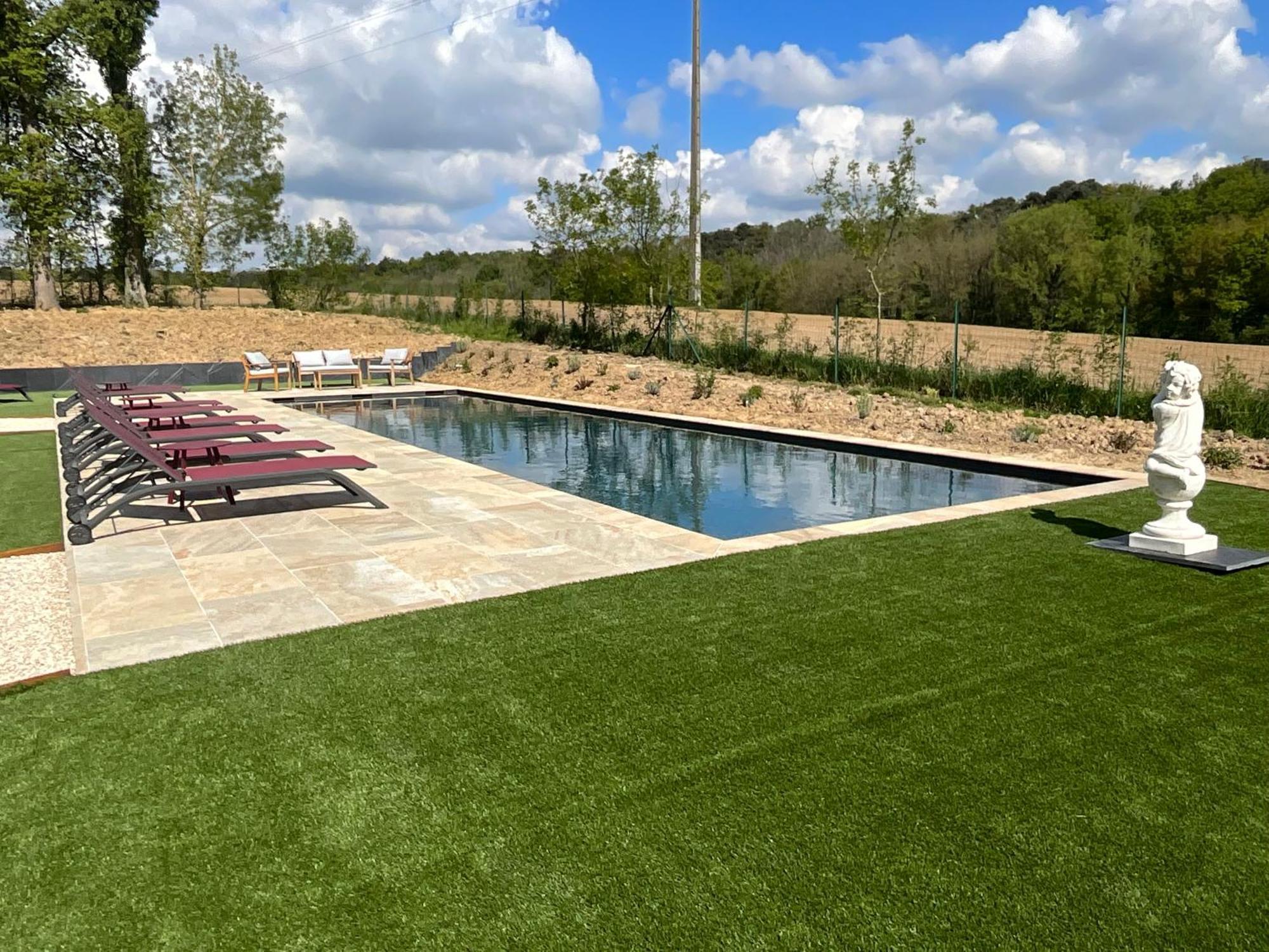 Sans Souci Bed And Breakfast Luxe Heated Pool And Restaurant Luzillé エクステリア 写真