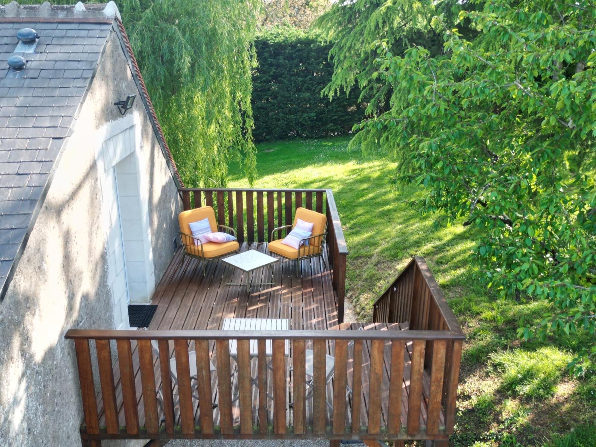 Sans Souci Bed And Breakfast Luxe Heated Pool And Restaurant Luzillé エクステリア 写真